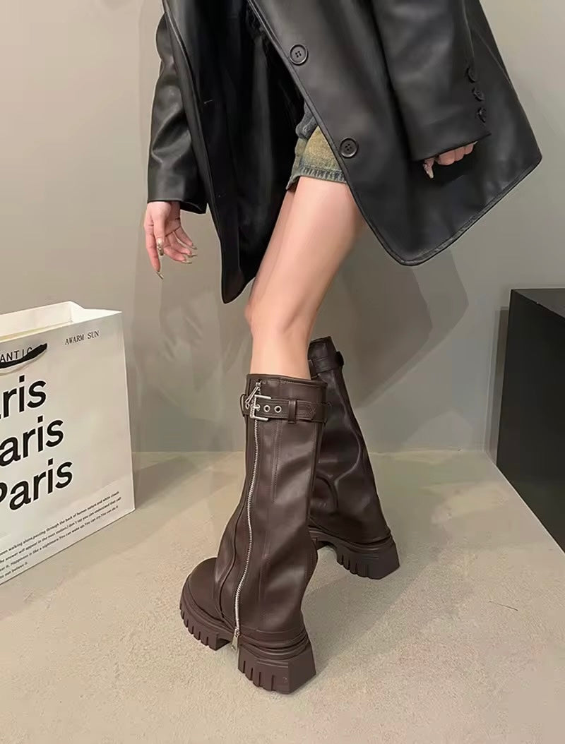 Kniehohe Stiefel AMARA