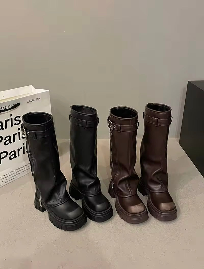 Kniehohe Stiefel AMARA