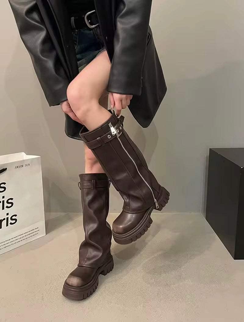 Kniehohe Stiefel AMARA