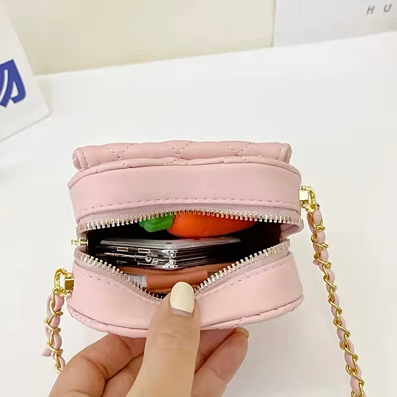 Mini herzförmige Umhängetasche