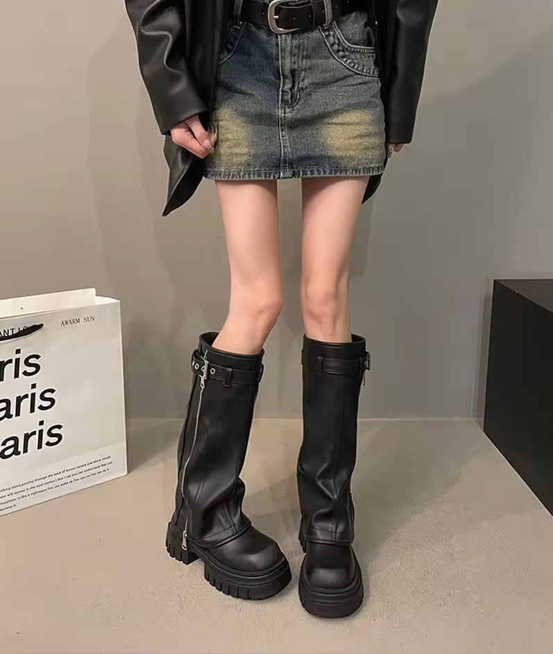 Kniehohe Stiefel AMARA
