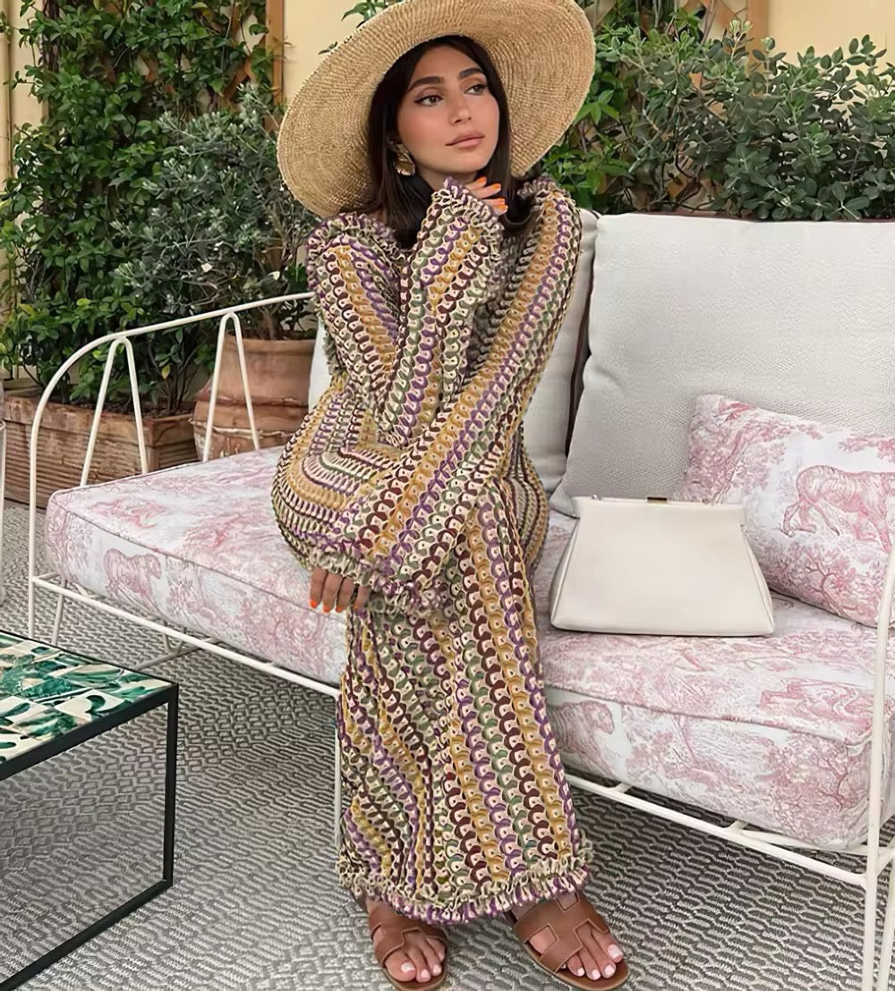 Rückenfreies Maxikleid LUMIRA