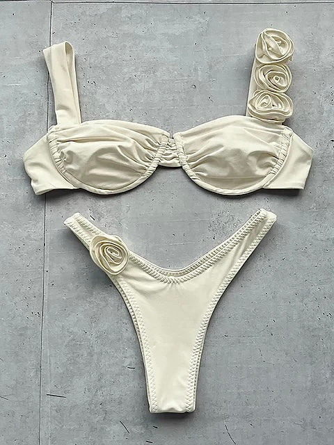Push-Up Bikini mit Blumenmuster BLOOM
