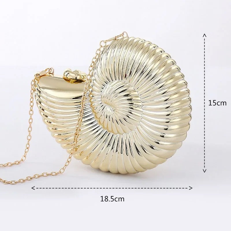 Muschelförmige Tasche SHIMMER SHELL