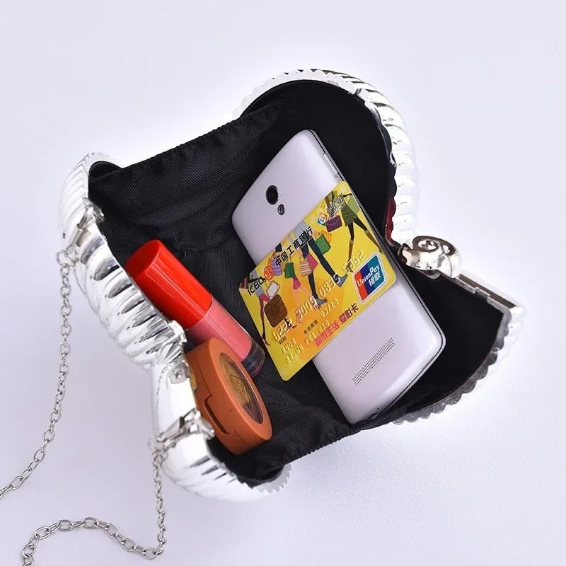 Muschelförmige Tasche SHIMMER SHELL