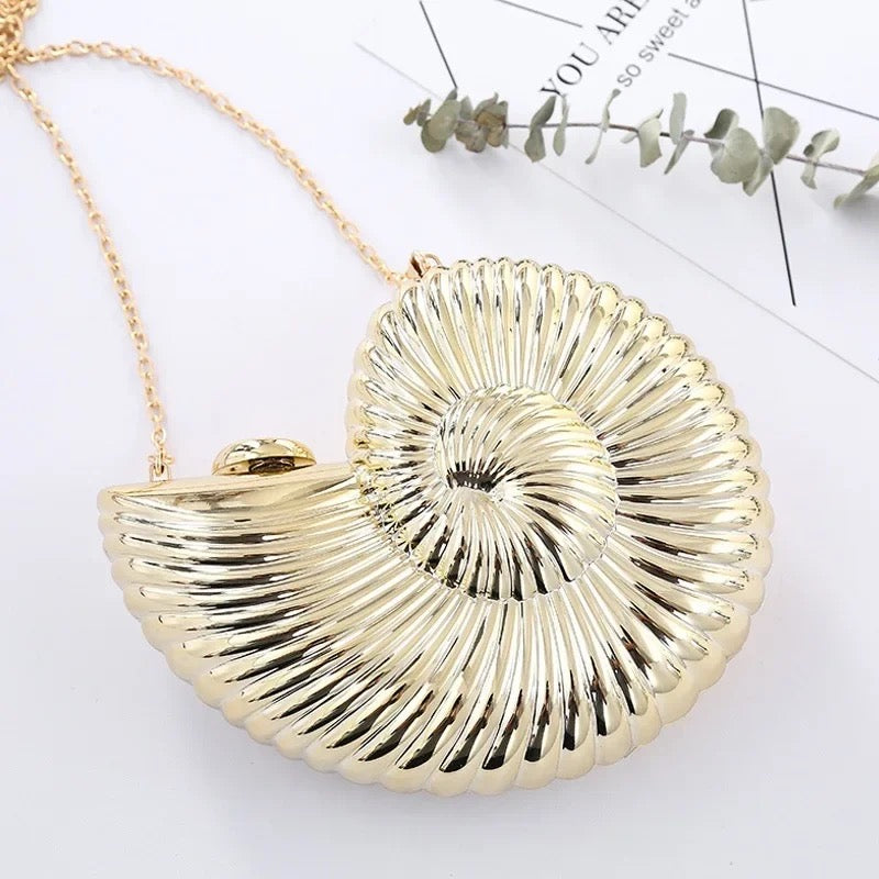 Muschelförmige Tasche SHIMMER SHELL