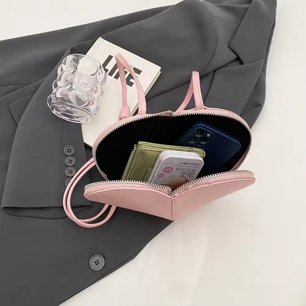 Herzförmige Umhängetasche LOVE