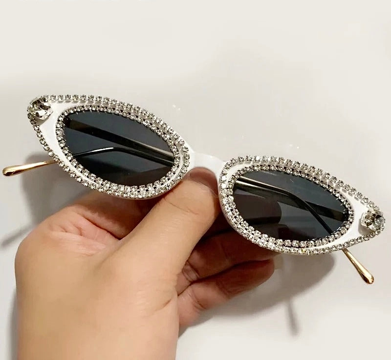 Einzigartige Cat Eye Sonnenbrille DIAMOND