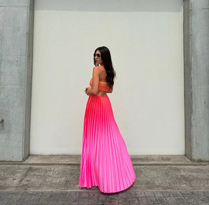 OCEAN OMBRE Maxikleid