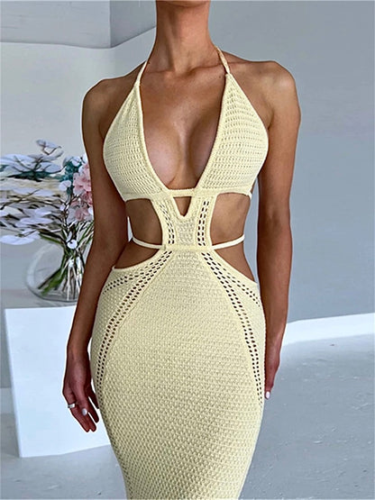 Backless summer dress STELLA