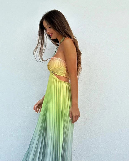 OCEAN OMBRE Maxikleid