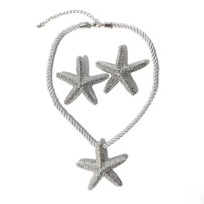 Sommer-Schmuckset Halskette&Ohrringe SEASTAR