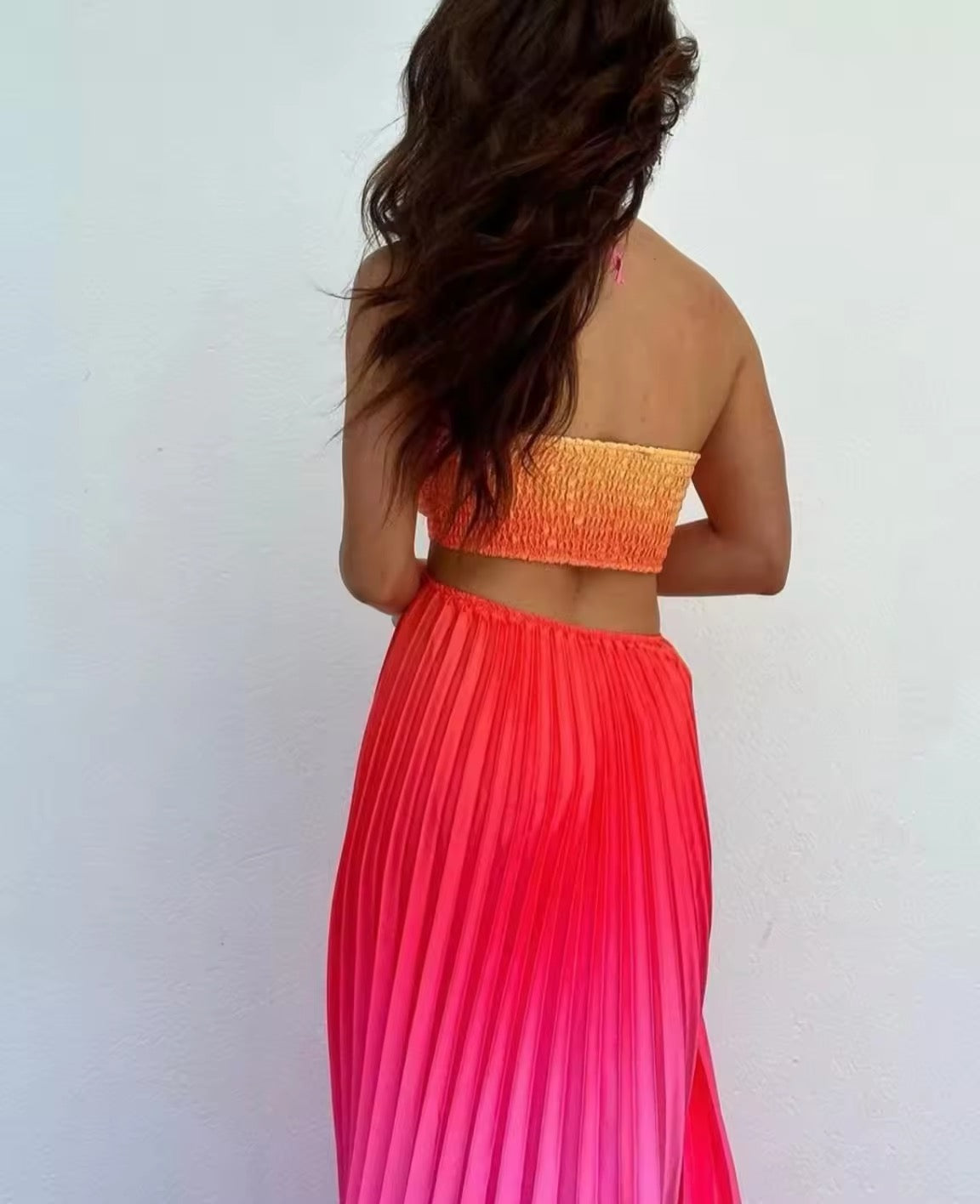 OCEAN OMBRE Maxikleid