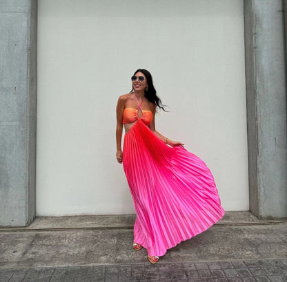 OCEAN OMBRE Maxikleid