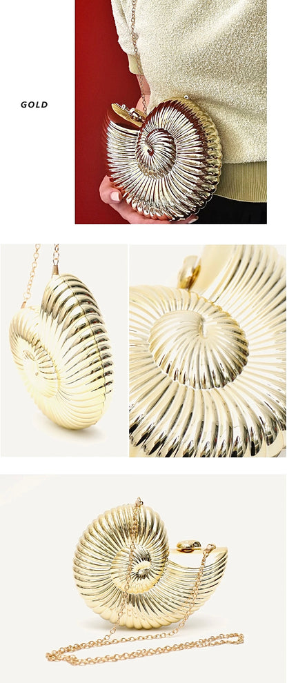 Muschelförmige Tasche SHIMMER SHELL
