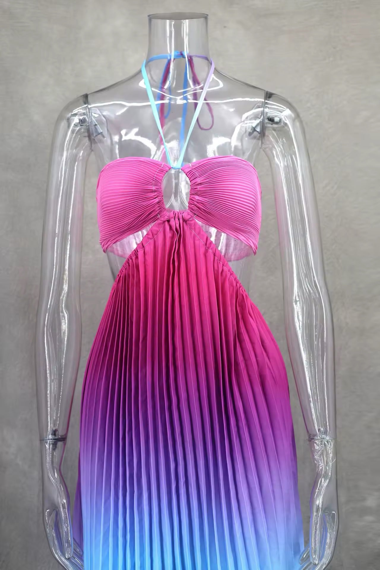 OCEAN OMBRE Maxikleid